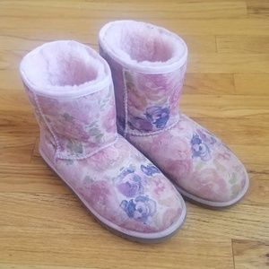 Floral Print Uggs Pink Rose